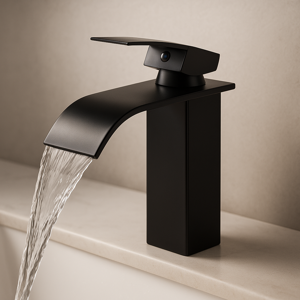 Torneira para Banheiro Cascata Misturador Monocomando Baixa