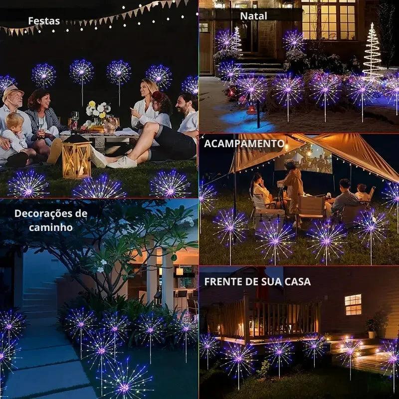 Fogos de Artifício em Leds