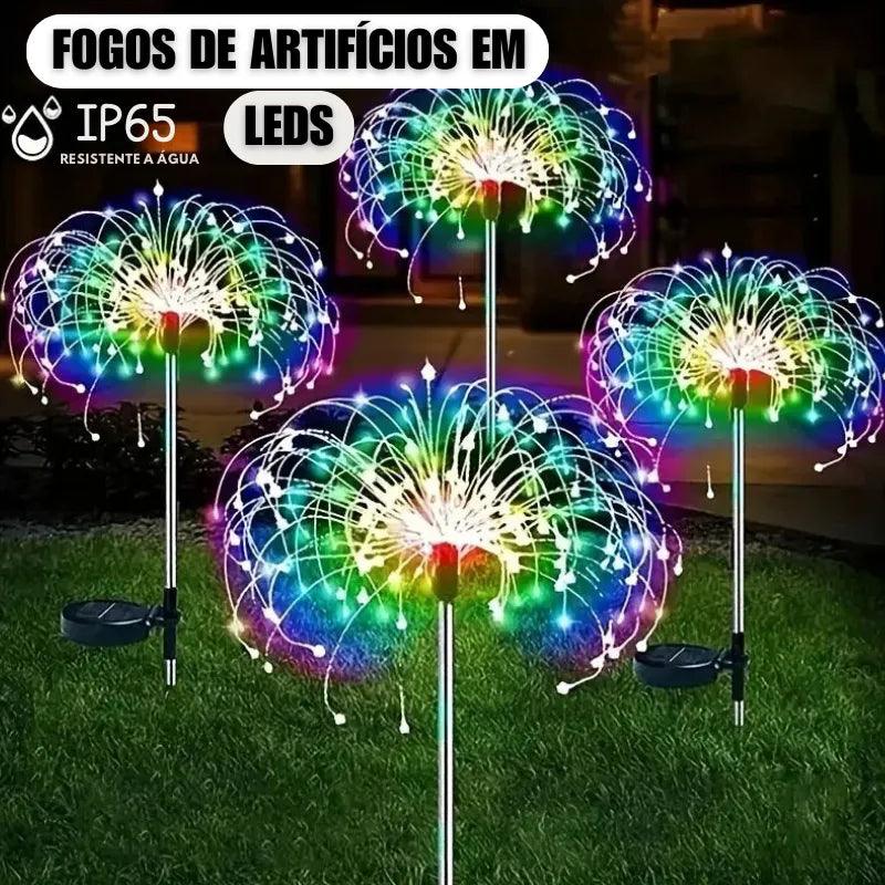 Fogos de Artifício em Leds