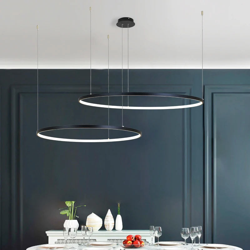 Lustre moderno em Led