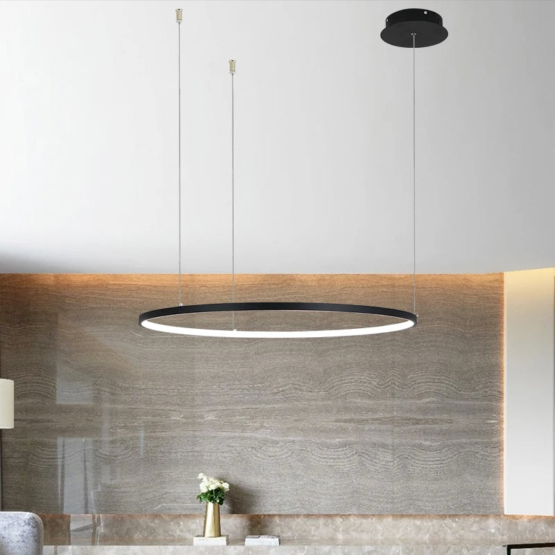 Lustre moderno em Led