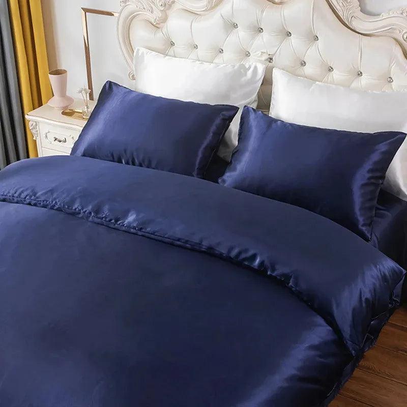 Conjunto de Cama em Seda 4 Peças