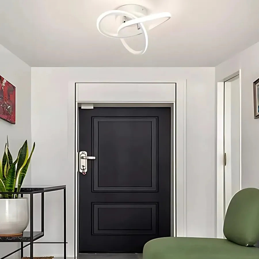 Luminária de Teto Contemporânea Branca