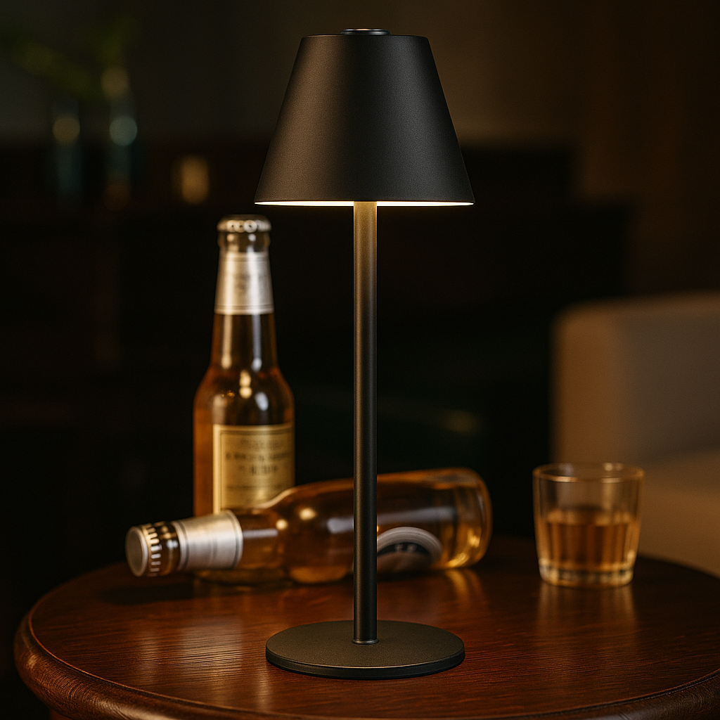 Luminária de Mesa Recarregável