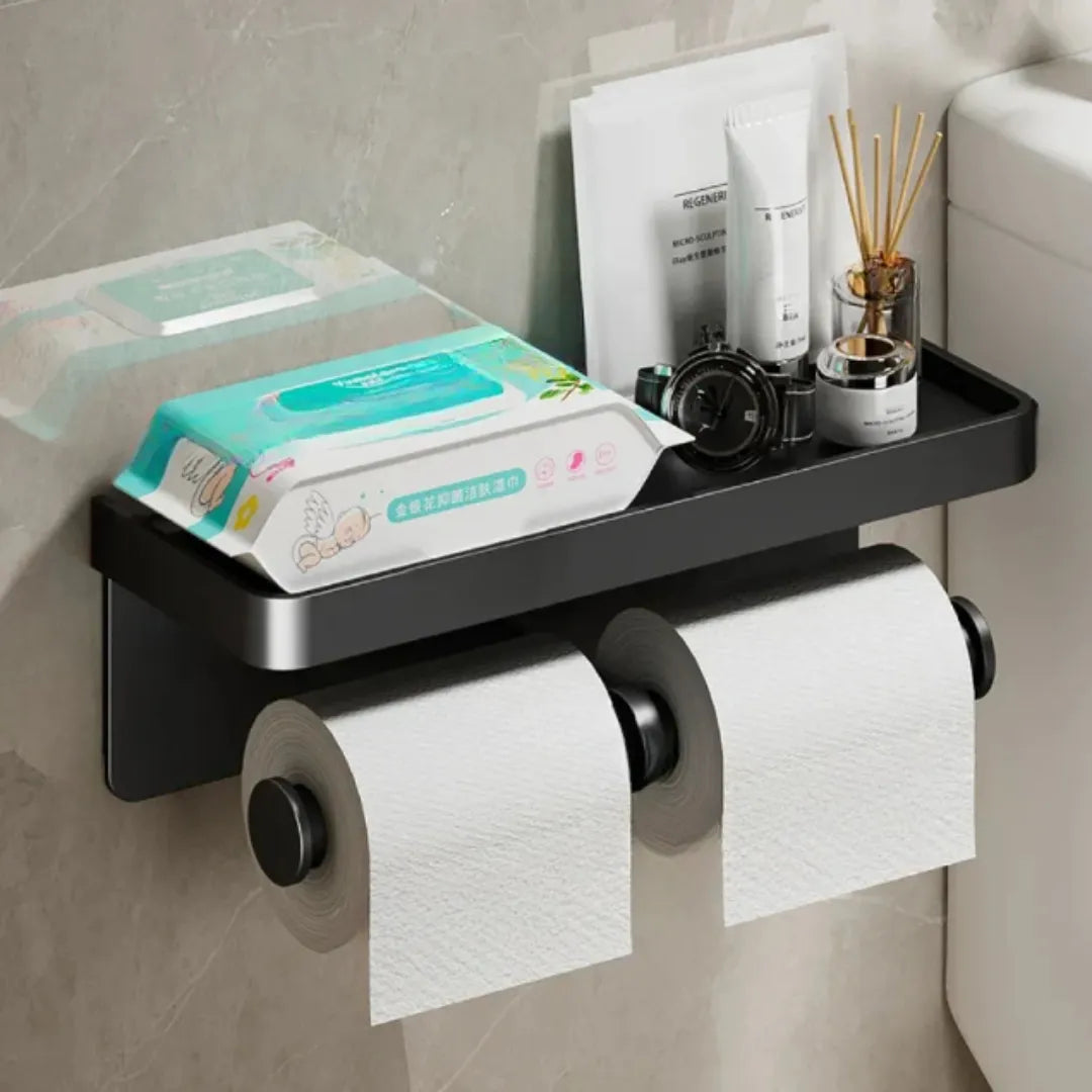 Suporte de Papel Higiênico com Apoio de Celular