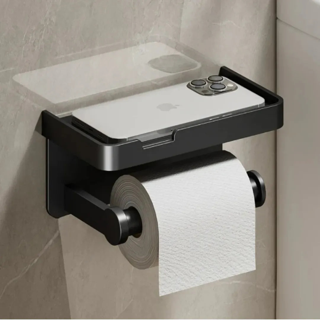 Suporte de Papel Higiênico com Apoio de Celular