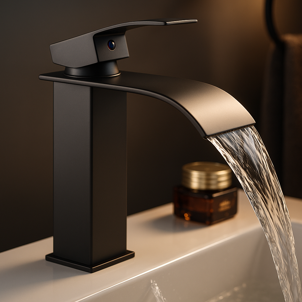 Torneira para Banheiro Cascata Misturador Monocomando Baixa