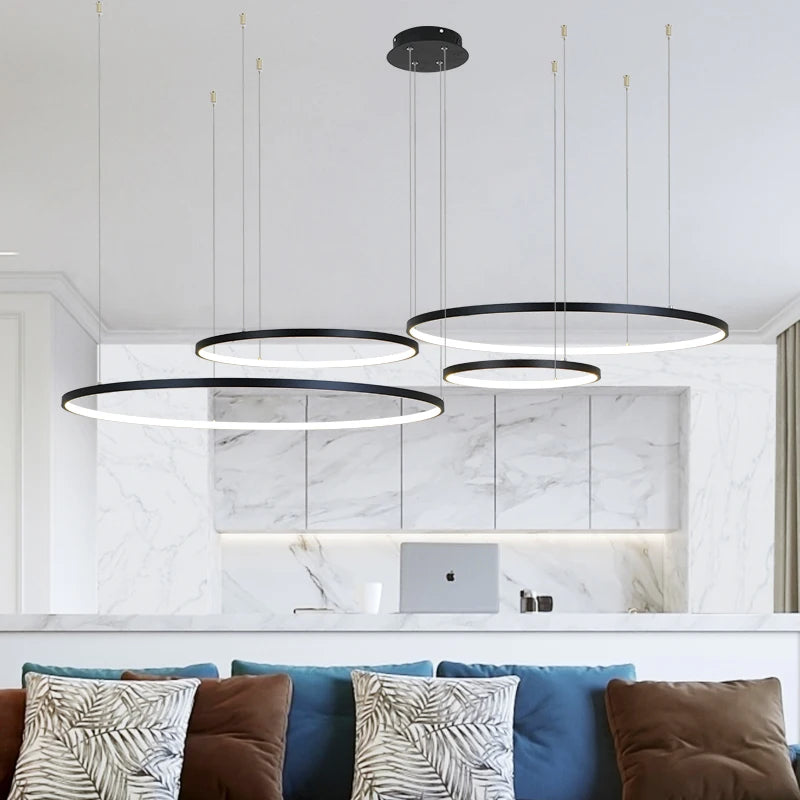 Lustre moderno em Led