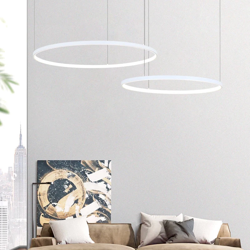 Lustre moderno em Led