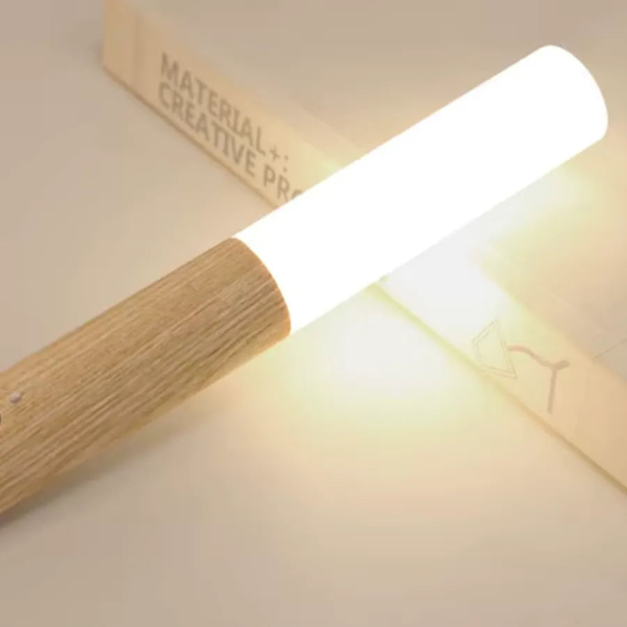 Luminária de Parede Bege com Sensor
