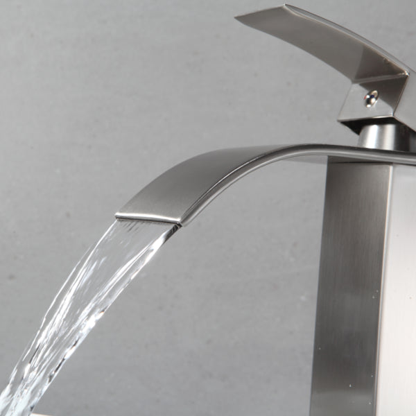 Torneira para Banheiro Monocomando Cascata Bica Alta Prata - Decker