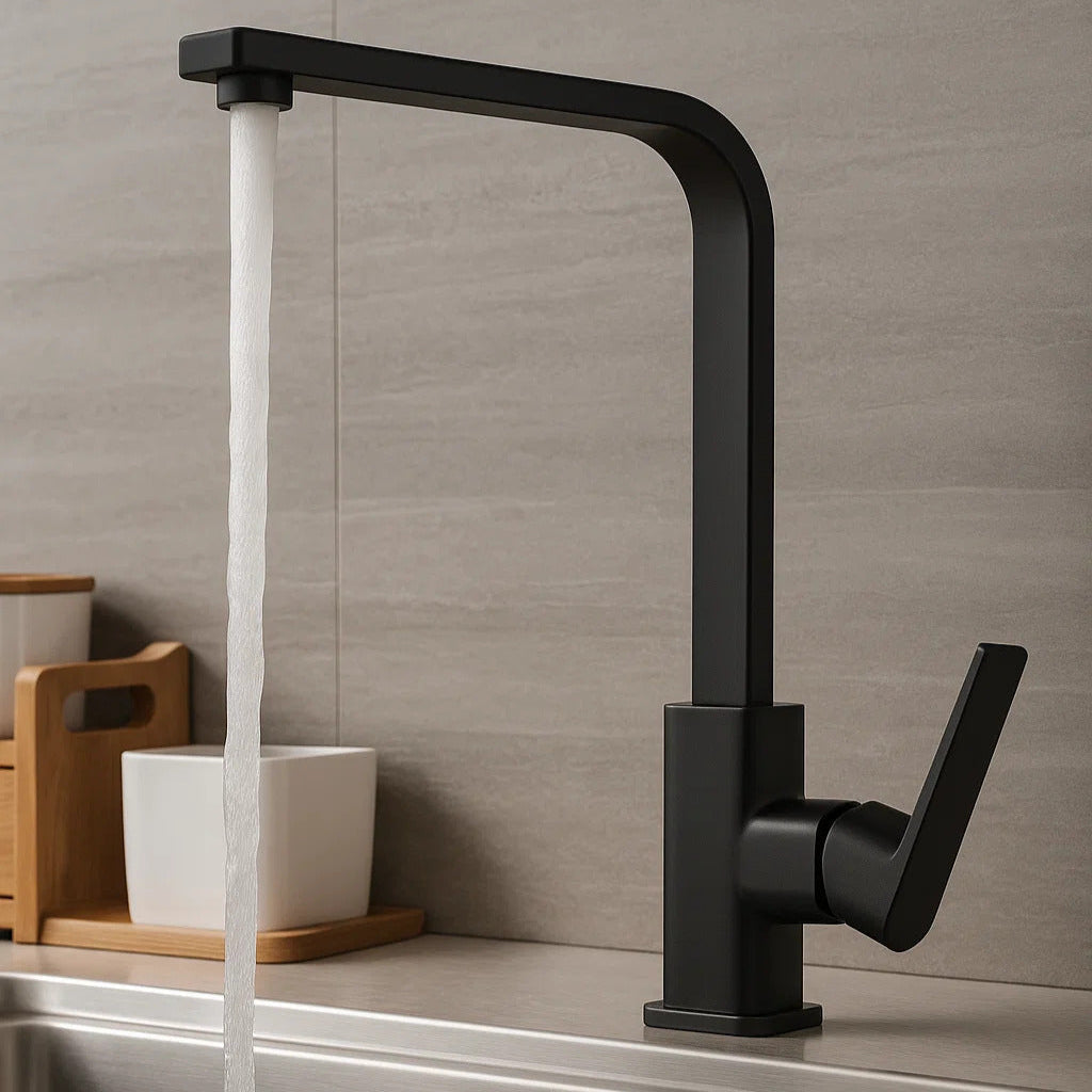 Torneira para Cozinha Gourmet Monocomando Alta Black Piano 360º - Decker